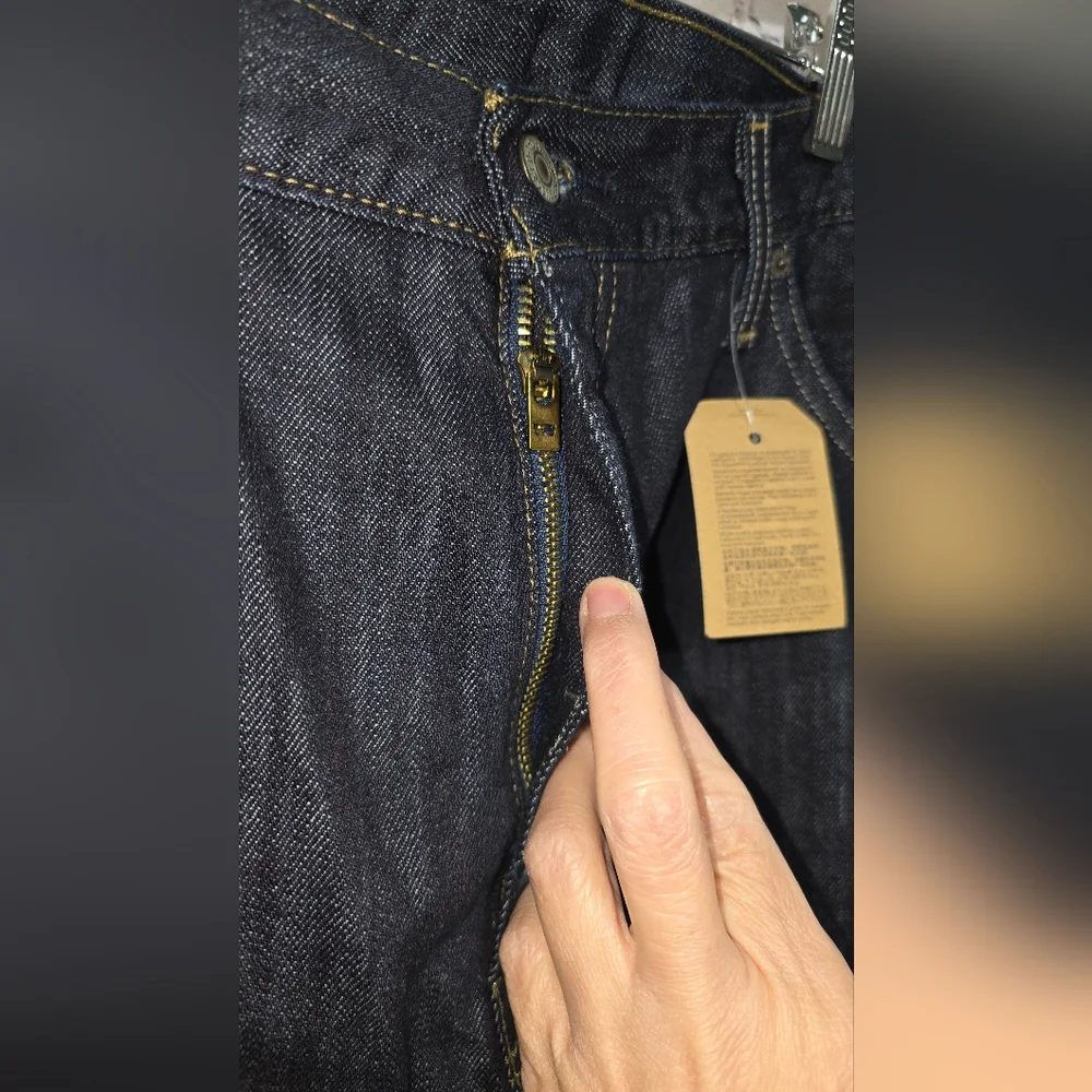 Levi's Men's Dark Blue 527‎ Slim Bootcut Jeans Size 40x30